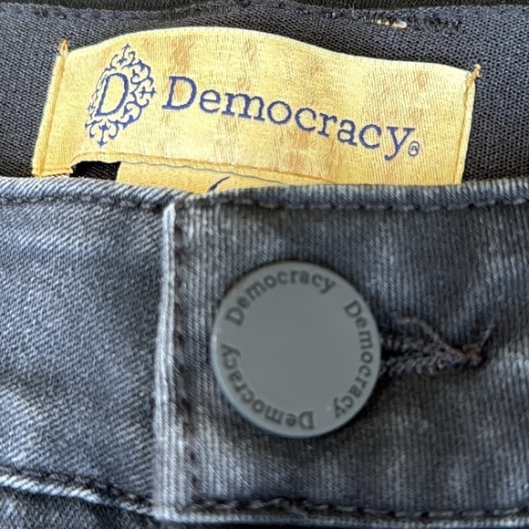 Democracy Ab Technology Black Denim Jeans size 6 - Picture 7 of 8